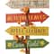 Glitzhome® 42.5" Fall Wooden Pumpkin Patch Porch Sign
